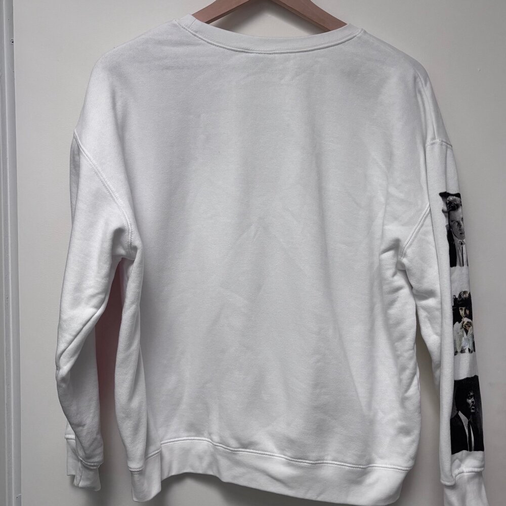 Pulp Fiction Movie Graphic Boxy Sweatshirt M 90s Y2K Indie Retro - Picture 2 of 8
